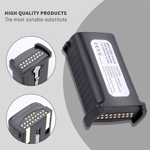 بطارية MC9000 مكونة من قطعتين للكمبيوتر المحمول من سلسلة MC9000 MC9010 MC9050 MC9060 MC909 MC9090 MC9097 MC9190، رقم الجزء BRTY-MC90SAB00-01 BTRY-MC90GKAB0E-10 بطارية ماسح الباركود 7.4 فولت 2200 مللي أمبير في الساعة in Kuwait