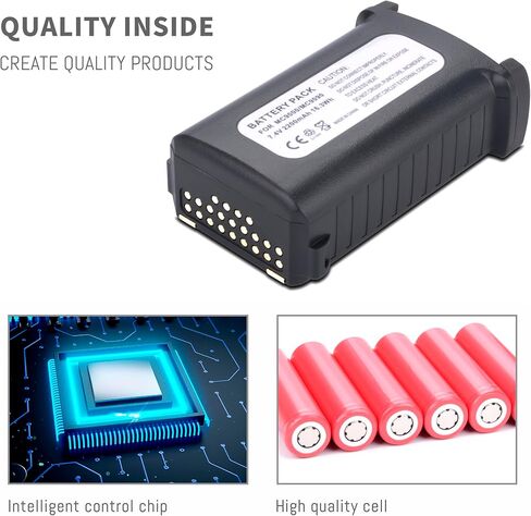 بطارية MC9000 مكونة من قطعتين للكمبيوتر المحمول من سلسلة MC9000 MC9010 MC9050 MC9060 MC909 MC9090 MC9097 MC9190، رقم الجزء BRTY-MC90SAB00-01 BTRY-MC90GKAB0E-10 بطارية ماسح الباركود 7.4 فولت 2200 مللي أمبير في الساعة in Kuwait