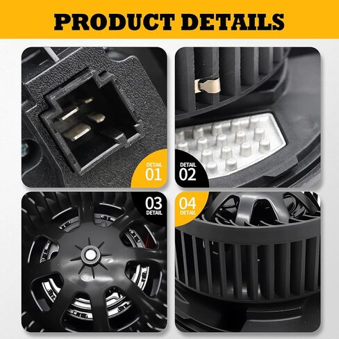HVAC Heater Blower Motor Fan Assembly Compatible with A3 A3 Quattro Q3 RS3 S3 & Golf Alltrack Golf R Golf SportWagen GTI Replaces#700341 75119 5Q1819021 in Kuwait