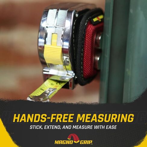 MagnoGrip 002-290 Quick Snap Magnetic Tape Measure Holder, Red in Saudi Arabia