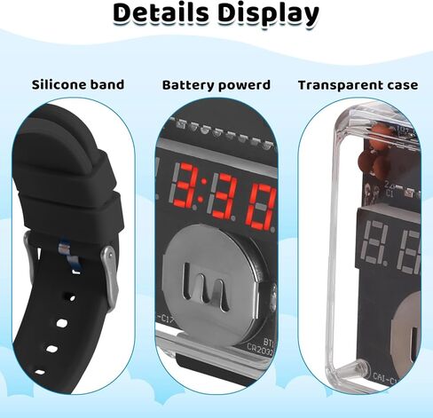 Electronic Watch Soldering Kit for Beginners, PEMENOL Soldering Practice Project with 10S Auto Sleep Mode, STEM Learning Kit for Classroom Projects Electronics Present in Saudi Arabia