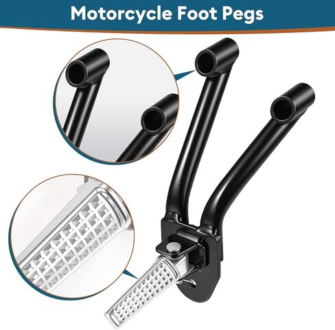Passenger Seat & Foot Pegs for Rebel 300 500, Motorcycle Rear Seat Footrests Footpegs Kit Replacement Accessories for Honda Rebel 300/500 CMX 300/500 2017 2018 2019 2020 2021 2022 2023 2024 in Saudi Arabia