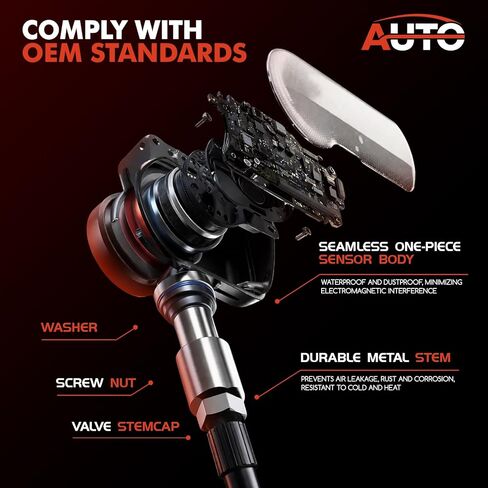 Universal Tire Pressure Monitoring Sensor TPMS Sensor GM 315Mhz and 433Mhz Compatible with All Buick Models 4 Pack in Saudi Arabia