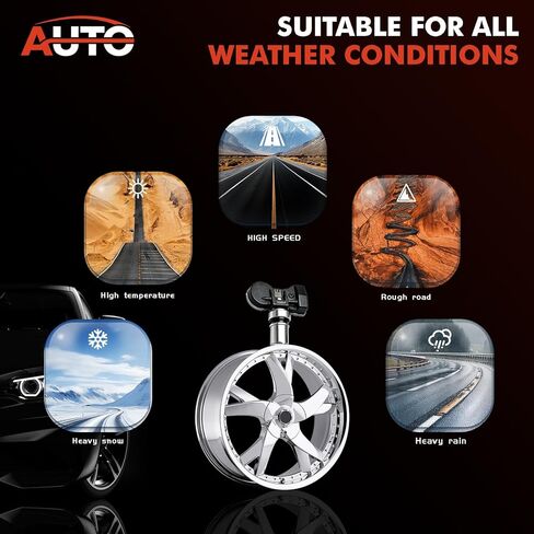 Universal Tire Pressure Monitoring Sensor TPMS Sensor GM 315Mhz and 433Mhz Compatible with All Buick Models 4 Pack in Saudi Arabia