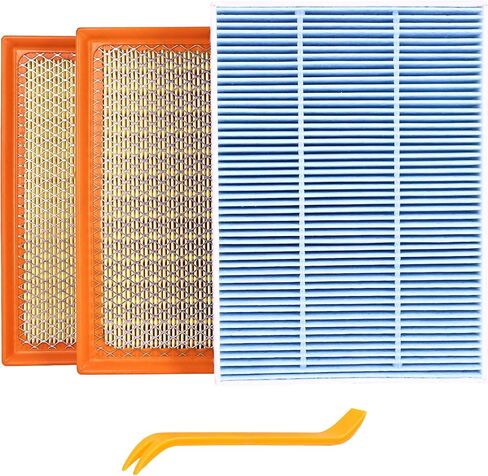 2-PC Engine Air Filter&Cabin Air Filter Combo Fits Toyota Tundra 3.4L V6 2022-2025,Sequoia 3.4L V6 2023-2025-87139-0C010&CA12963 in Kuwait