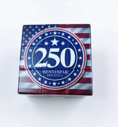 3x3 Speed Cube, Exclusive 250th Anniversary Edition Puzzle Cube, with 6 Different Commemorative Patterns on the Side.(Color Commemorative Edition) in Saudi Arabia
