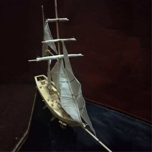 Mingkai Wooden Pirate Ship 3D Puzzle, Large Model Kit, DIY Decor Boat Gifts for Adults & Kids, One Size in Saudi Arabia