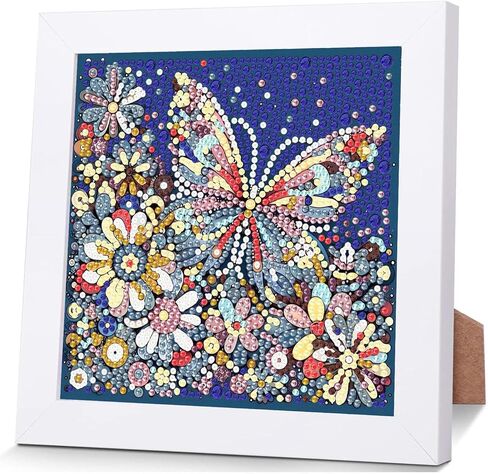 cviokrdu Cow Diamond Art Kits for Kids with Frame - Animals Diamond Art for Kids Ages 4 8 12, Highland Cows Gem Painting Kit for Gift Home Wall Decoration(7x7inch) in Saudi Arabia