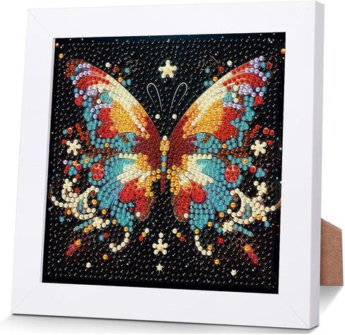 cviokrdu Cow Diamond Art Kits for Kids with Frame - Animals Diamond Art for Kids Ages 4 8 12, Highland Cows Gem Painting Kit for Gift Home Wall Decoration(7x7inch) in Saudi Arabia