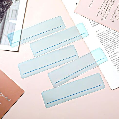 Telooco 5 قطع Mahjong Line Finder Mahjong Accessories Ma Jiang قارئ قواعد المبتدئين، مساعدة دقيقة في قراءة البطاقات للاعبين Ma Jiang (أزرق) in Kuwait