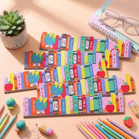Sabary 65 Feet Colorful Bookshelf Bulletin Board Borders, Back to School Rolled Book Classroom Border Trim Set, Library Bulletin Board Borders for Teach Classroom, Office, Home Wall Decor in Kuwait