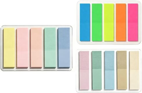 300Pcs Aesthetic Sticky Tabs for Annotating Books, Colorful Transparent Page Markers & Flags, Clear Index Note Stickers for Bible, Notebooks & Reading, Small Mini Pop Up Tab Set in Saudi Arabia