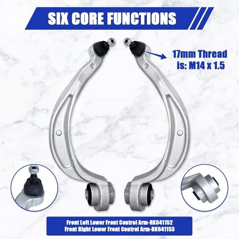 10 PCS Front Upper Lower Control Arms Sway Bar Link Suspension Kit Replacement For 2012-15 Audi A4/A4 Quattro S4 S5, 2013-15 A5/ A5 Quattro RS5, 2012-16 Q5 in Kuwait