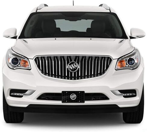 صورة iPick لشعار Buick ثلاثي الأبعاد على لوحة ترخيص من الألومنيوم باللون الأسود بنمط الشعار - مرخصة رسميًا in Kuwait