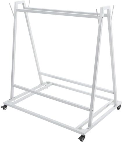 Floor Wash Rack and Mat Transporter with Casters, 40" L X 28" W X 42" H Floor Mats Cart, 100 Lbs Load Capacity Transporter and Wash Cart, Silver in Saudi Arabia