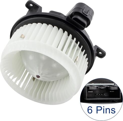 مجموعة محرك منفاخ سخان HVAC الأمامي من BOXI مناسبة لسيارة Jeep Grand Wagoneer Wagoneer 2022-2023 / لـ Ram 1500 2019-2023 2500 3500 4500 5500 2019-2022 / يستبدل 68396057AA 68396057AB PM5241 76525 in Kuwait