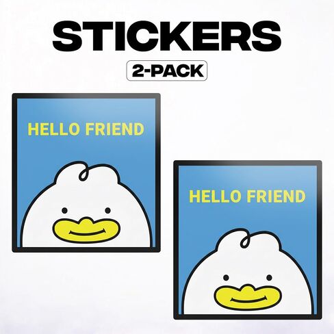 K Pop Blue Tiger Peeking Stickers [2-Pack] Cute Anime Movie Stickers for Water Bottle, Laptop, Car | Waterproof Vinyl Decals, Heavy-Duty Bumper Sticker in Saudi Arabia