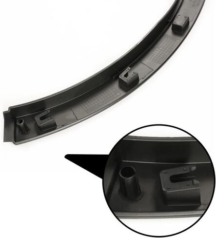 مشاعل الحاجز الأمامي الأيمن من DOTCOM، متوافقة مع 2012-2017 Land Rover Range Rover Evoque، غطاء العجلة جانب الركاب الأمامي in Kuwait