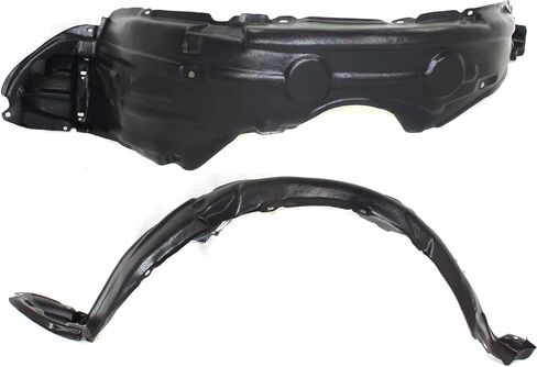 بطانة Evan Fischer Fender الأمامية وجانب السائق والراكب متوافقة مع المواد البلاستيكية Scion xD 2008-2014، مجموعة من 2، (2) بطانات Fender - SC1249107، SC1248107 in Kuwait
