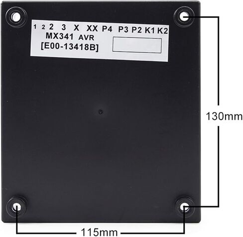 الأحمر MX341 AVR PMG مولد المغناطيس منظم جهد كهربائي أوتوماتيكي مثبت وحدة التحكم مجلس أجزاء المولد in Kuwait