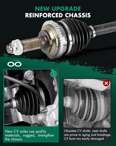 مجموعة عمود محرك المحور الأمامي الأيمن من SCITOO مناسبة لسيارات Ford Fusion وLincoln MKZ وMazda 6 وMercury Milan 2003-2012 66-8154 FWD in Kuwait