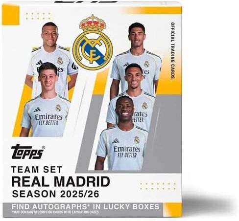 2025-26 Topps Real Madrid Team Set - Box (30 Cards) in Kuwait