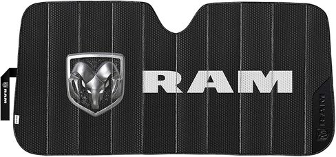 Plasticolor 002799W01 RAM Logo 2-Sided Windshield Accordion Sunshade in Kuwait