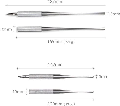 Colorverse Shuttle Nib Holder - Aluminum - Large (Long) in Kuwait