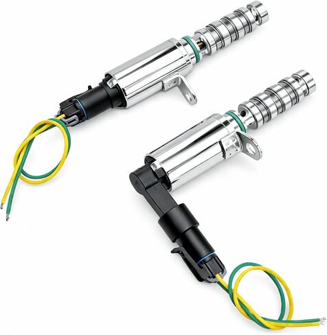 VVT Solenoid, Intake & Exhaust Engine Variable Valve Timing Solenoid Compatible with Hyundai Kona Tucson Elantra Kia Soul Optima Replace # 243752E100, 243552E100 in Saudi Arabia