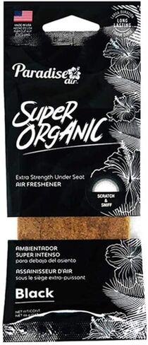 2 X Super Organic Black Scent Car Air Freshener Block Stone Under Seat Fragrance in Saudi Arabia