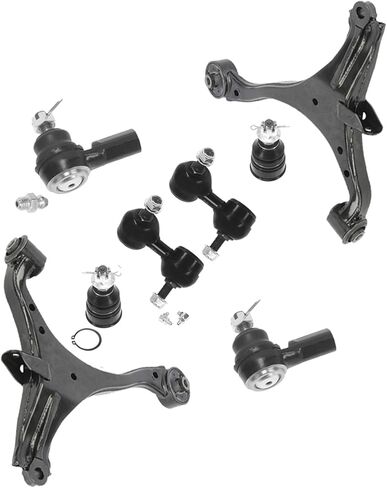 PM Auto Set of 8 Front Lower Control Arm-Suspension Ball Joint-Sway Bar Link-Outer Tie Rods Suspension Kit Compatible With 2001-2005 Honda Civic in Kuwait