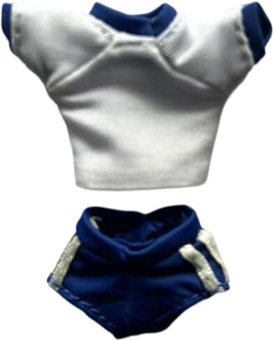 Clothing and Accessories Set for 1/12 Scale Action Figures: Short T-Shirt, Red in Saudi Arabia