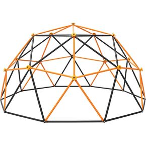 jumpfly 10FT Climbing Dome for Kids, 880LBS Heavy-Duty Geometric Dome Climber with Cat Paw Safety Holds, Anti-Rust Metal Jungle Gym Outdoor Play Equipment for Backyard, Ages 3-12 in Saudi Arabia