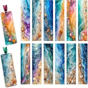 24 PCS Beach UV DTF Cup Warp High Viscosity Stickers for Acrylic Bookmarks Diaries Journals in Saudi Arabia