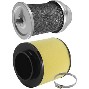 17254-HN5-670 Air Filter and Air Cleaner Body Compatible with Honda Rancher 350 TRX350 TRX350FE TRX350FM TRX350TE TRX350TM 2x4 4x4 2000-2006, Filter and Guide Housing Replace 17211-HN5-670 in Kuwait