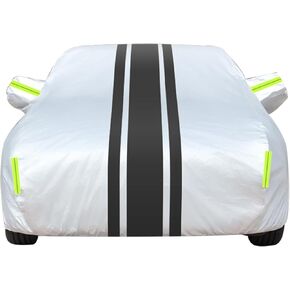 Car Cover Compatible with Acura NSX Coupe 1990-2005,Outdoor Car Covers All Weather Waterproof Breathable Large Car Cover,with Zipper Custom Full Car Cover,for Snow Rain Dust Protection (Color : E, S in Saudi Arabia