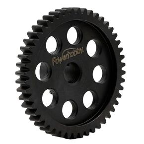 Powerhobby Hardened Steel Pinion Gear w 2 Grub Screws Speed Run/Drag Racing Mod 1 / Mod1 8mm (35T) in Saudi Arabia