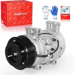 PHOBOOS A/C Compressor with Clutch Compatible with Toyota Tacoma 2005-2015 L4 2.7L/V6 4.0L, Fast Cooling, Low Noise, Easy Installation, Ref. 68677 in Kuwait