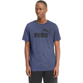 تي شيرت رجالي من PUMA Essentials Heather، أحمر عالي المخاطر، مقاس متوسط ​​أمريكي in Saudi Arabia