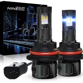 مصابيح NINEO H11، مصابيح ضباب H8/H9/H11، [ترقية 2025] أكثر سطوعًا بنسبة 600% 6500K أبيض، مبردة بمروحة، بدون وميض، التوصيل والتشغيل، القيادة أو مصابيح الضباب، عبوتان in Kuwait