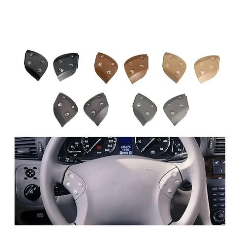 Switches Car Steering Wheel Switch Control Buttons Fit for Benz W203 C Class C200 C260 Pushbutton Switches(V) in Kuwait