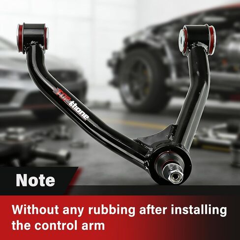 أذرع التحكم العلوية الأمامية مقاس 2-4 بوصة لـ 2007-2018 Chevy Silverado & GMC Sierra 1500، 2007-2014 Suburban/Tahoe/Yukon/Escalade ESV - تصميم أنبوبي عالي التحمل مع مفاصل كروية قابلة للتشحيم in Kuwait