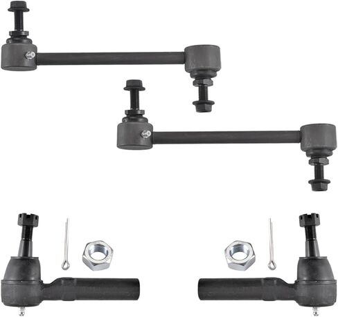 ASTARPRO 10pcs Suspension Kit Front Lower Control Arm with Ball Joint & Tie Rod End Inner and Outer & Front Sway Bar End Links Compatible with 2000-2016 Chevrolet Impala Monte Carlo Pontiac Grand Prix in Kuwait