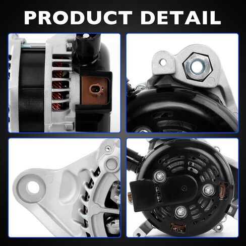مولد 104211-3910 متوافق مع Honda Civic L4 2.0L 2016-2022، يستبدل 11931 CSP91 104211-3910 31100-5BA-A01، 12V 135A SC7 فئة البكرة in Kuwait