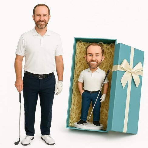 Custom Bobblehead,Personalized Bobbleheads,Custom Personalized Unique Handmade Bobbleheads Figurine,Action Figure from Your Photo,Gift for Family in Saudi Arabia