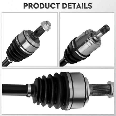 NEW Left & Right Front CV Axle Shaft Assembly fits for Honda CR-V CRV 2007-2014 (NOT for Touring trim) 08 09 10 11 12 13 L4 2.4L, Driver and Passenger Side, 2-Pack in Kuwait
