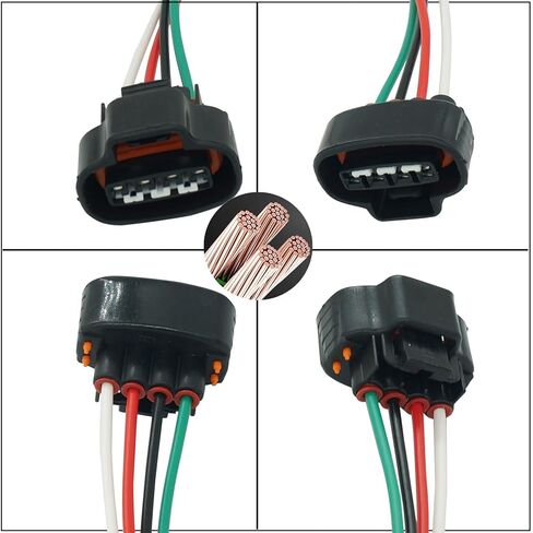 4 دبابيس خنق الجسم ضفيرة دواسة الوقود مستشعر موضع موصل ضفيرة التوصيل لكزس IS300 GS300 GS430 GS400 1999-2005 استبدال OE #22060-46070 in Kuwait