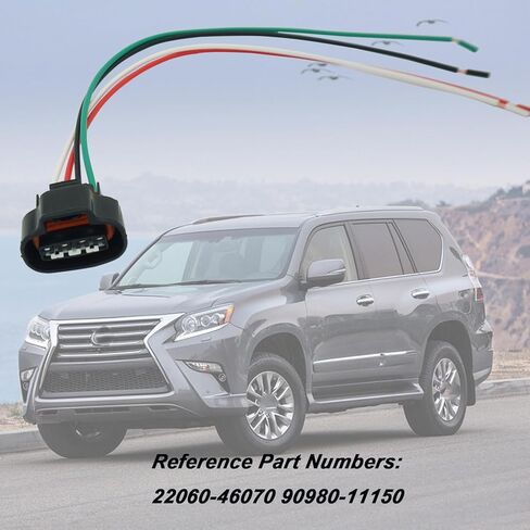 4 دبابيس خنق الجسم ضفيرة دواسة الوقود مستشعر موضع موصل ضفيرة التوصيل لكزس IS300 GS300 GS430 GS400 1999-2005 استبدال OE #22060-46070 in Kuwait