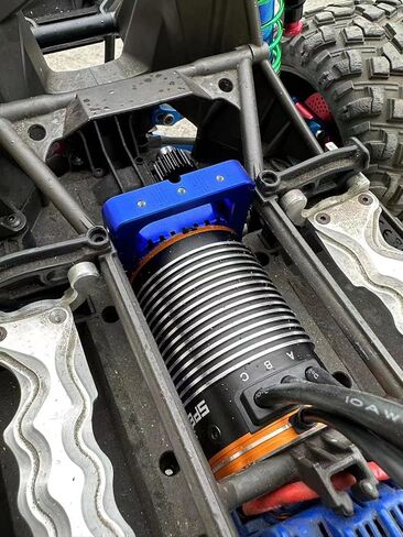 تقوم GPM بترقية قاعدة محرك سريعة الإصدار من الألومنيوم 7075-T6 لسيارات 1/6 4WD XRT 8S (78086-4) Rc (أسود) in Kuwait