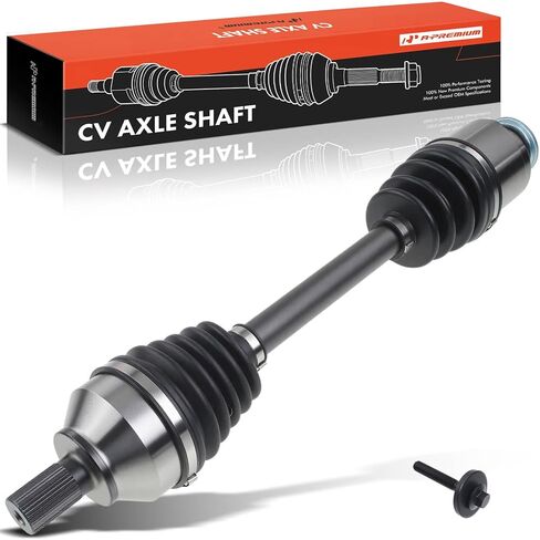 مجموعة عمود المحور A-Premium CV متوافقة مع Mazda 3 2004-2005، L4 2.3L، ناقل الحركة اليدوي، جانب الراكب الأمامي الأيمن، استبدال # GG2825500C، GR282550X in Kuwait